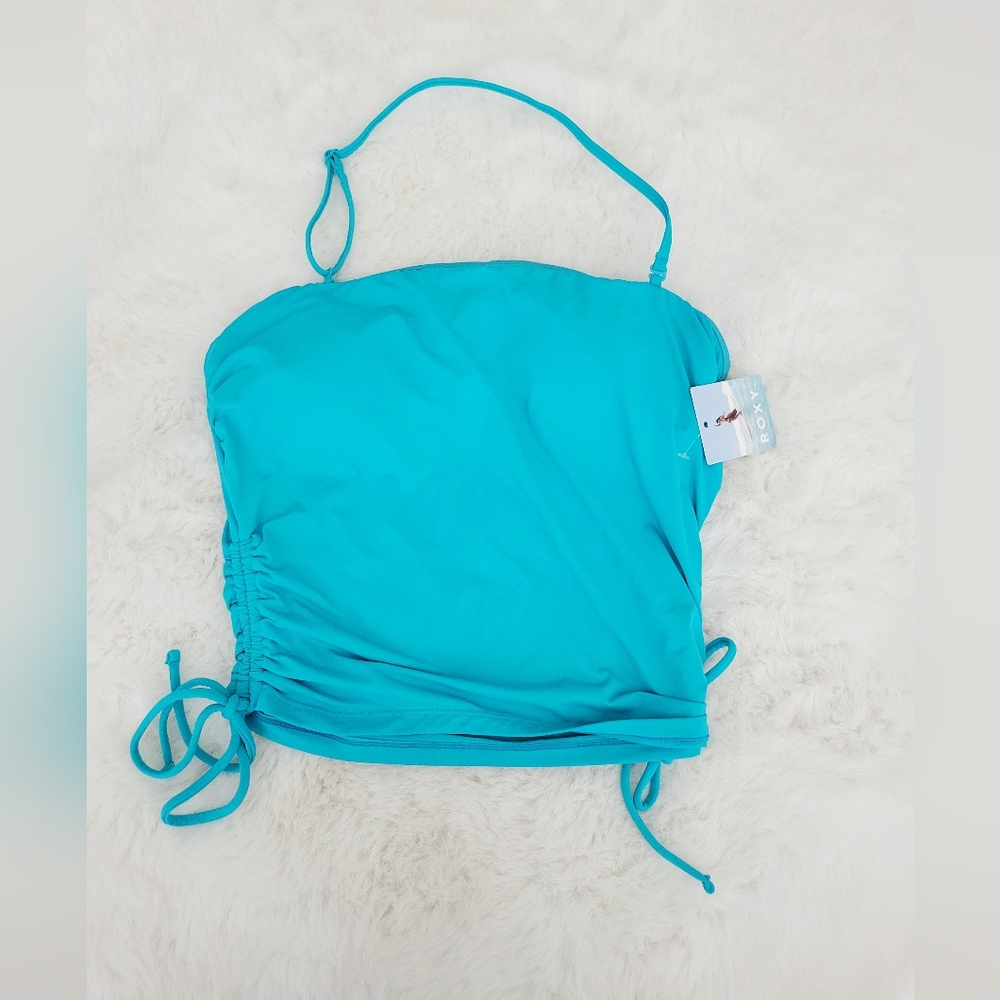 🐳ROXY BANDEAU CROP TOP & HIPSTER BOTTOMS SIZE L - Picture 2 of 11